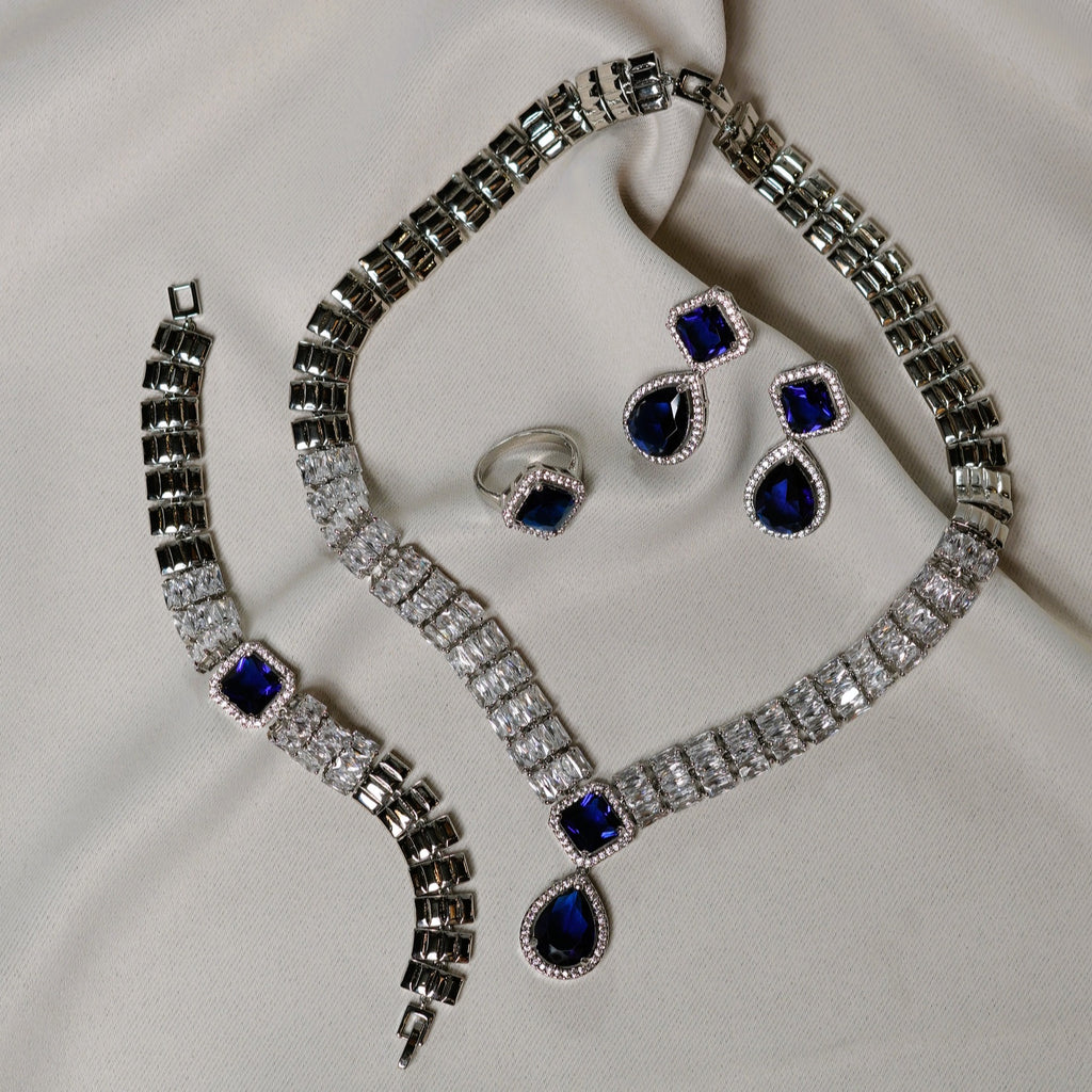 Royal Sapphire Elegance Jewelry Set